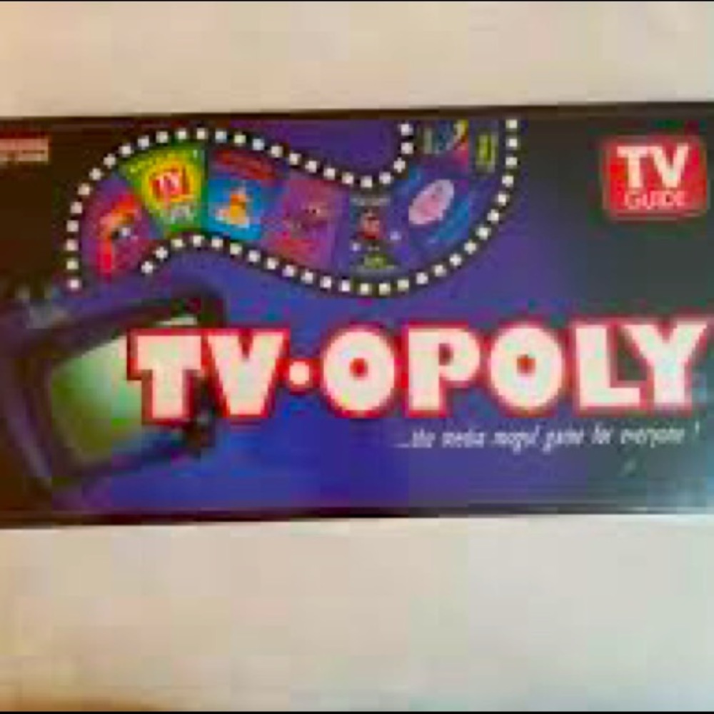 Tv-opoly The Media Mogul Board Game For Everyone 1997